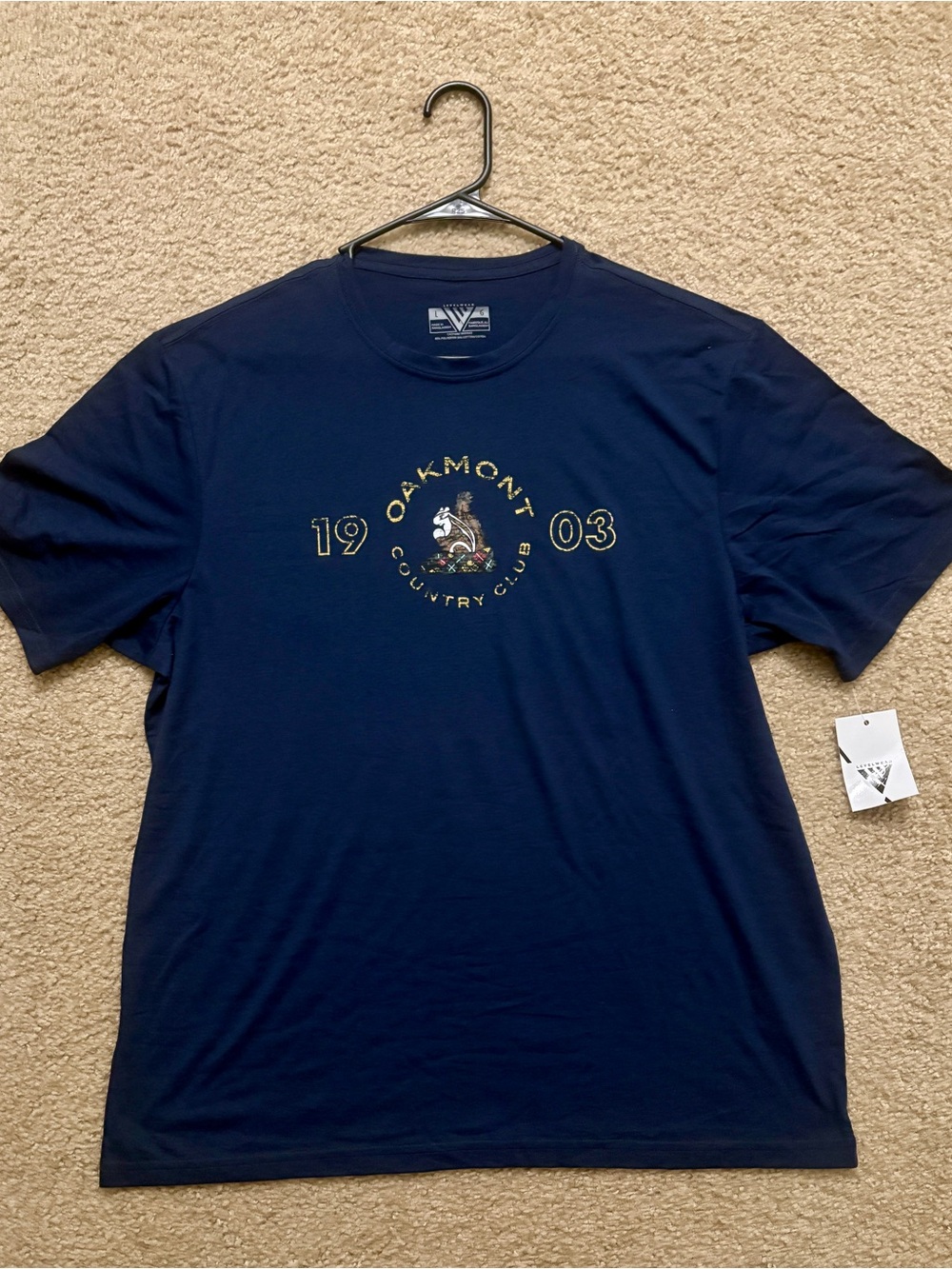 Oakmont 1903 Logo Short-Sleeve Tee - Navy